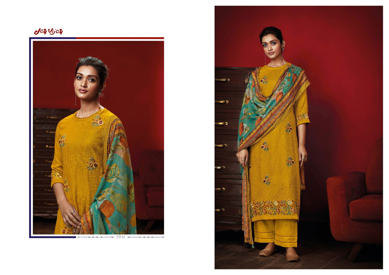 Jay Vijay Dastoor Festive Wear Wholesale Dress Material Catalog